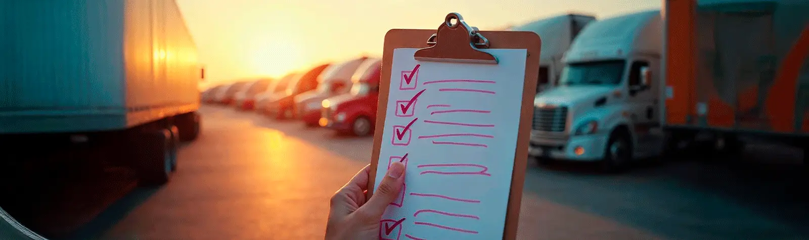 Checklist de controle de frota: o que não pode faltar